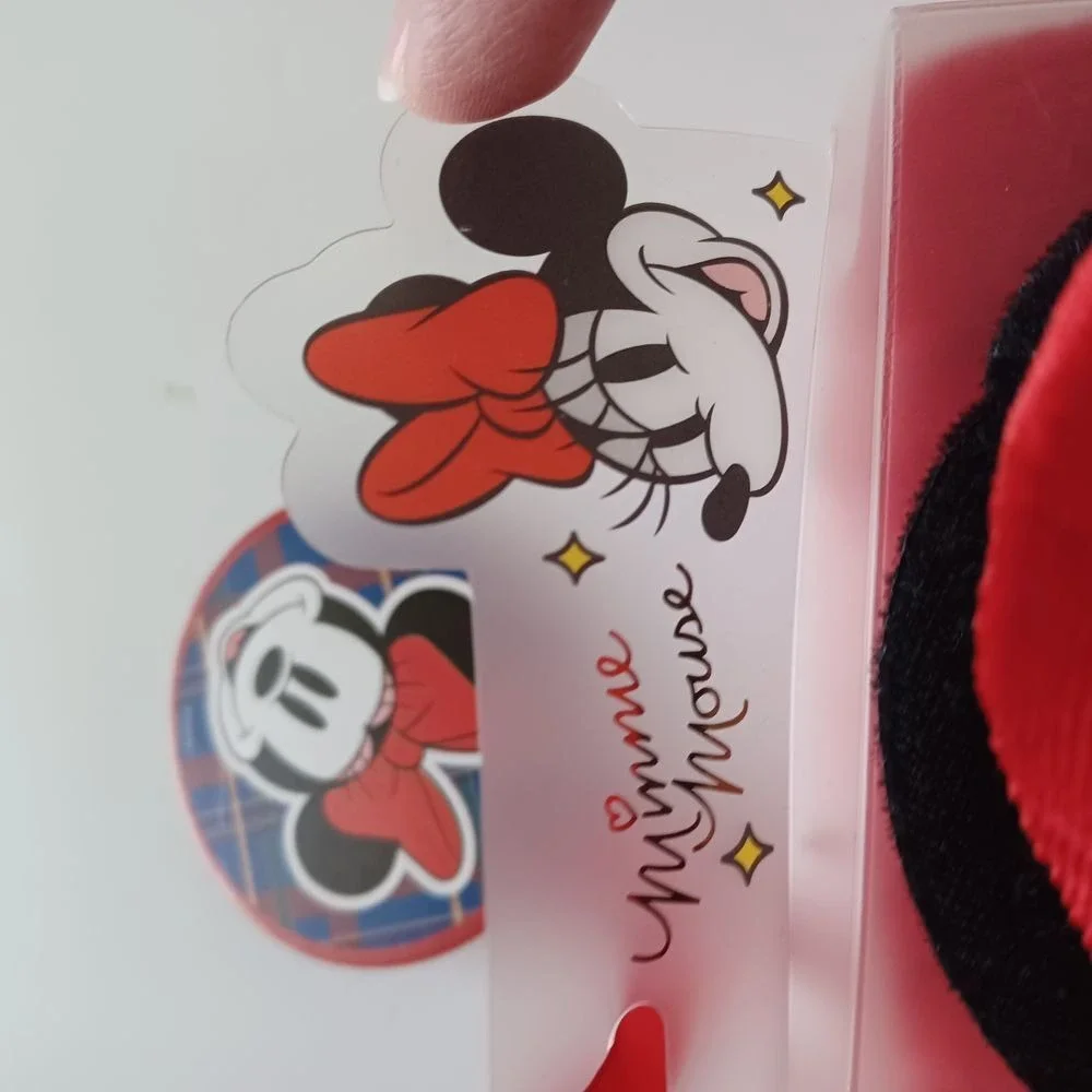 The Creme Shop NWT Black Red‎ Limited Edition Disney Minnie M 3D Teddy Headband
